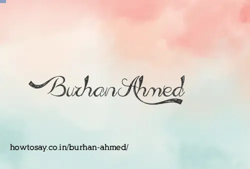 Burhan Ahmed