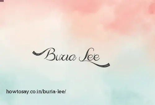Buria Lee