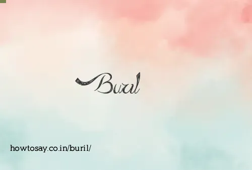Buril