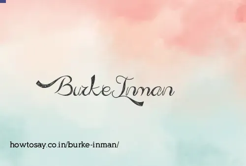 Burke Inman