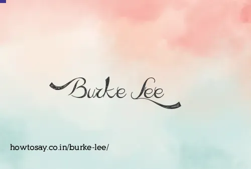 Burke Lee