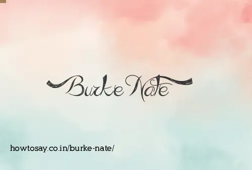 Burke Nate