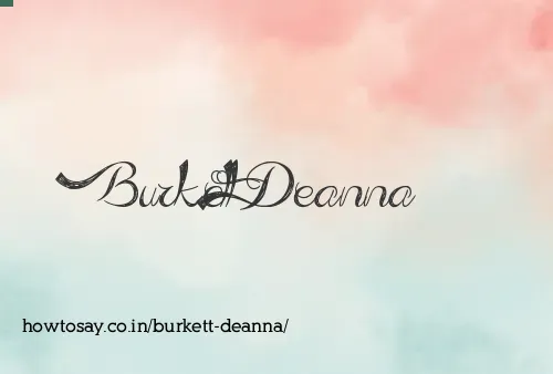 Burkett Deanna