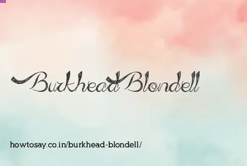 Burkhead Blondell