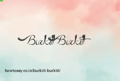 Burkitt Burkitt