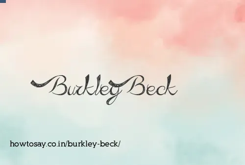 Burkley Beck