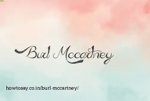 Burl Mccartney