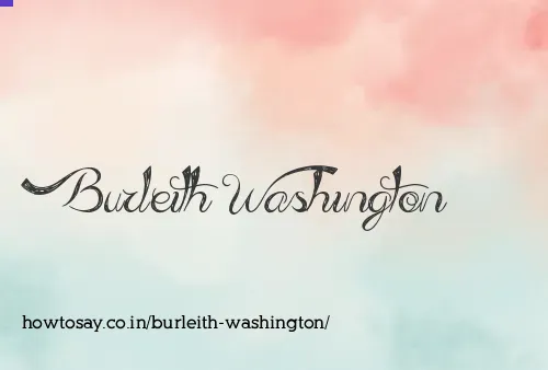 Burleith Washington