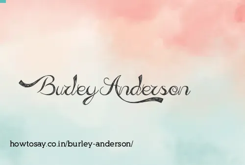 Burley Anderson