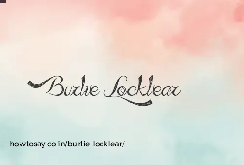 Burlie Locklear