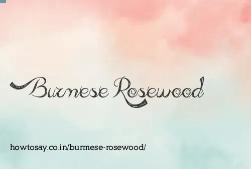 Burmese Rosewood