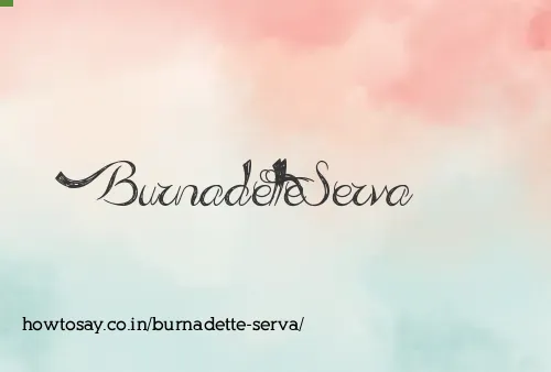 Burnadette Serva