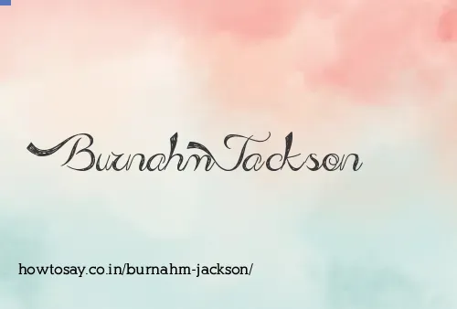 Burnahm Jackson