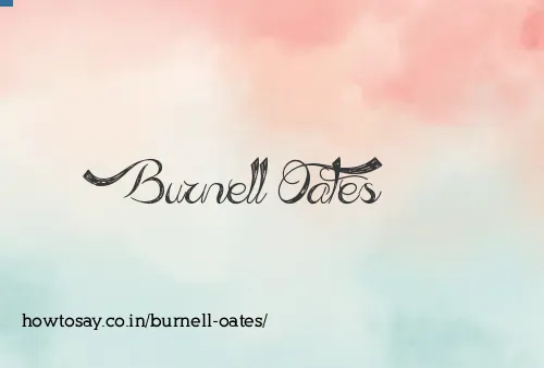 Burnell Oates