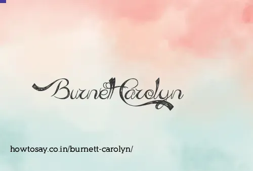 Burnett Carolyn