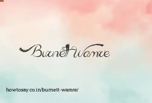 Burnett Wamre