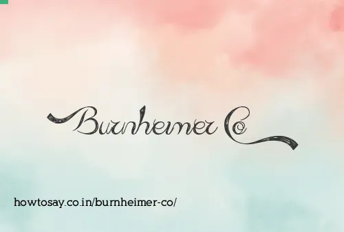 Burnheimer Co