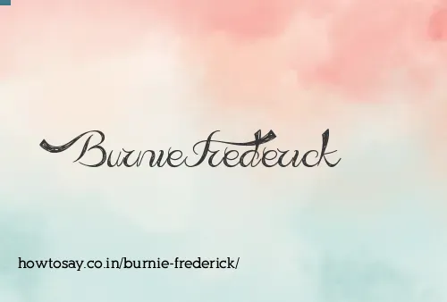 Burnie Frederick