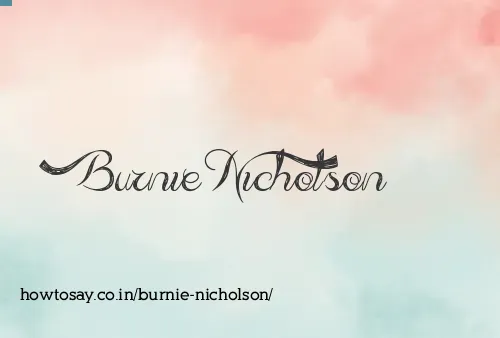 Burnie Nicholson