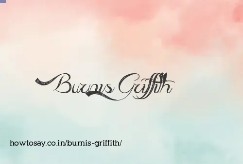 Burnis Griffith