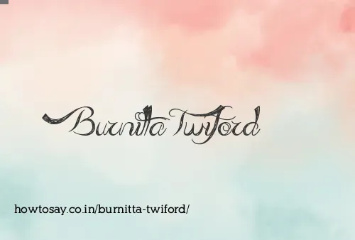 Burnitta Twiford