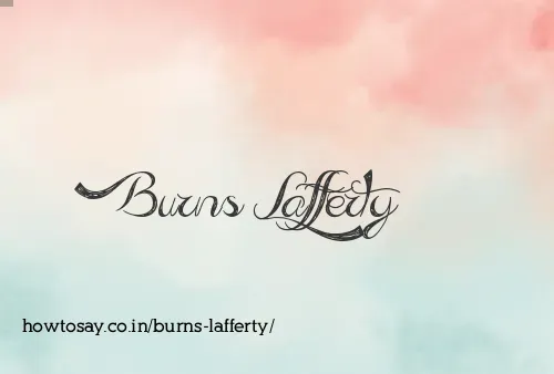 Burns Lafferty