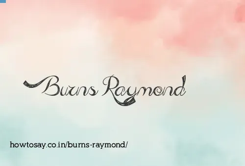 Burns Raymond