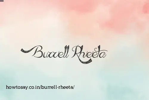 Burrell Rheeta