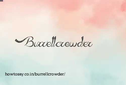 Burrellcrowder