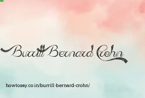 Burrill Bernard Crohn