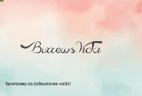 Burrows Vicki