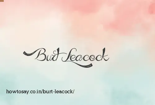 Burt Leacock