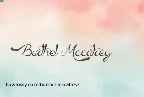Burthel Mccatrey