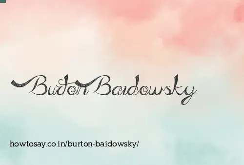 Burton Baidowsky