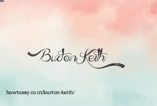 Burton Keith