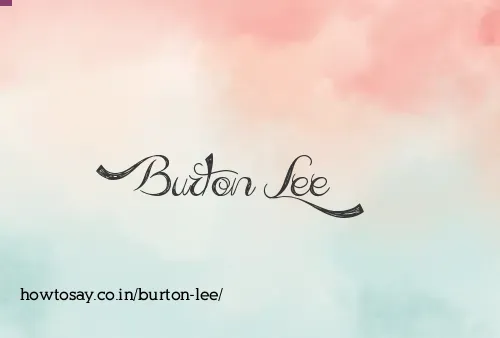 Burton Lee