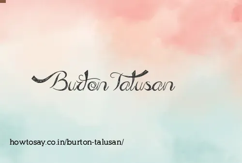 Burton Talusan