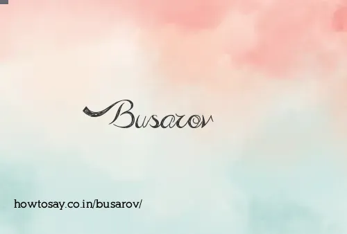 Busarov