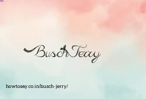 Busch Jerry