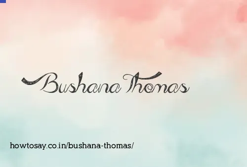 Bushana Thomas