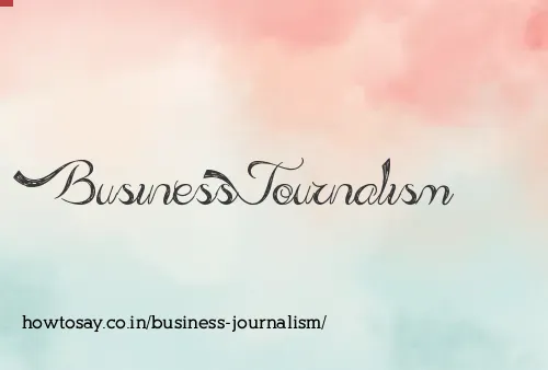 Business Journalism