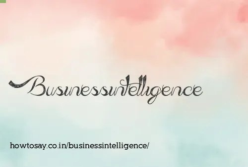 Businessintelligence