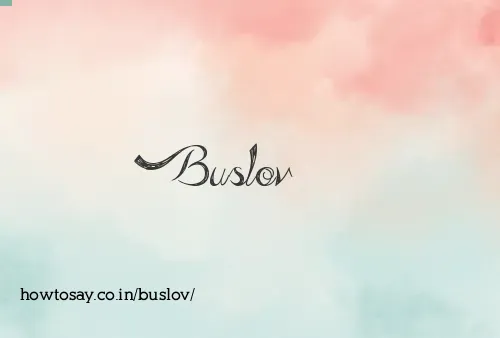 Buslov