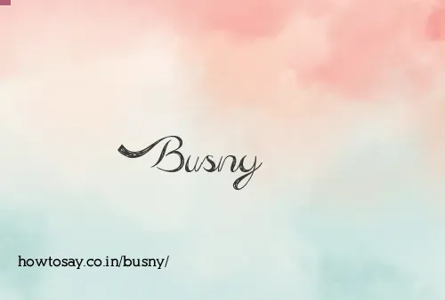 Busny