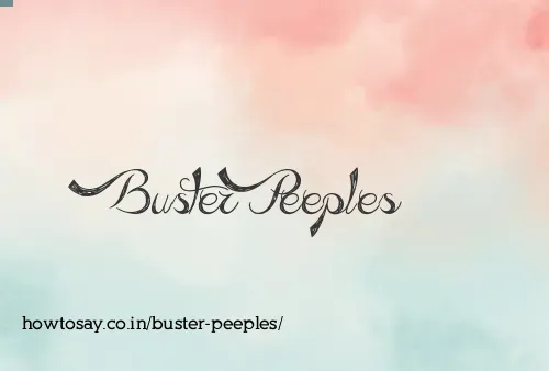 Buster Peeples
