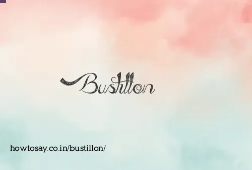 Bustillon