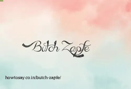 Butch Zapfe