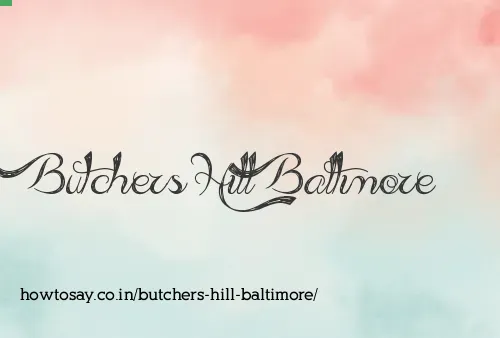 Butchers Hill Baltimore