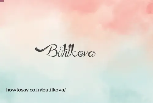 Butilkova