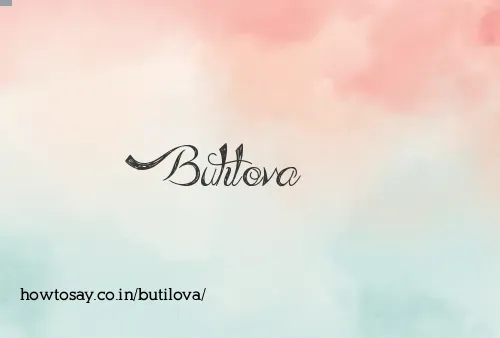 Butilova